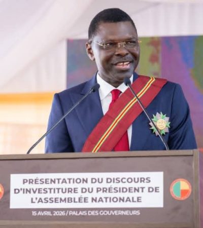 Présentation du discours d&rsquo;investiture du Président de l&rsquo;Assemblée nationale