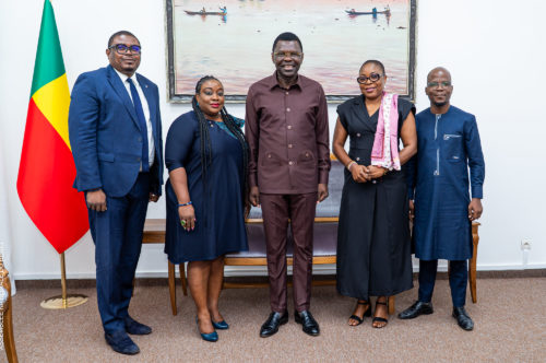 Assemblée nationale : Le président DJOGBÉNOU reçoit une délégation de l’AJBEF Bénin