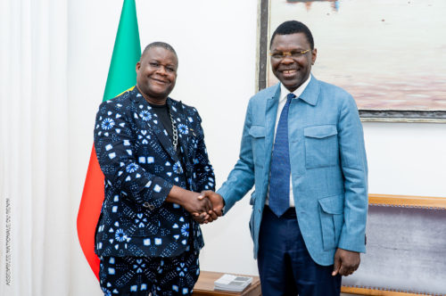 Assemblée nationale : Le président DJOGBENOU échange avec une délégation de l’association pour le développement de zian, puis avec Florent Eustache HESSOU